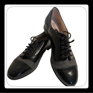 Alex‎ Marie Black and Gray Flats Size 6.5 M